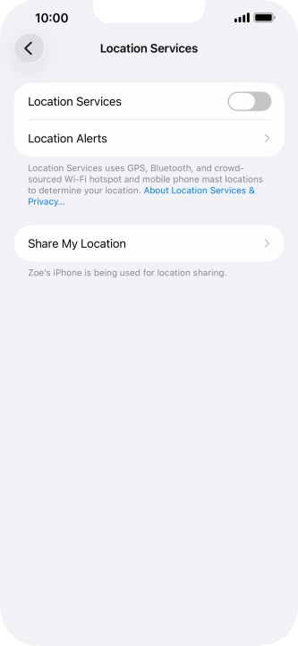 Press the indicator next to Press the indicator next to