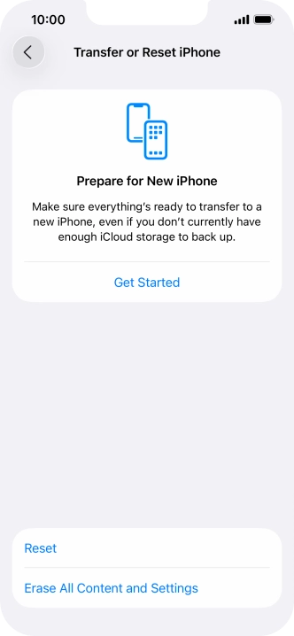 Press Get Started. Press Get Started.