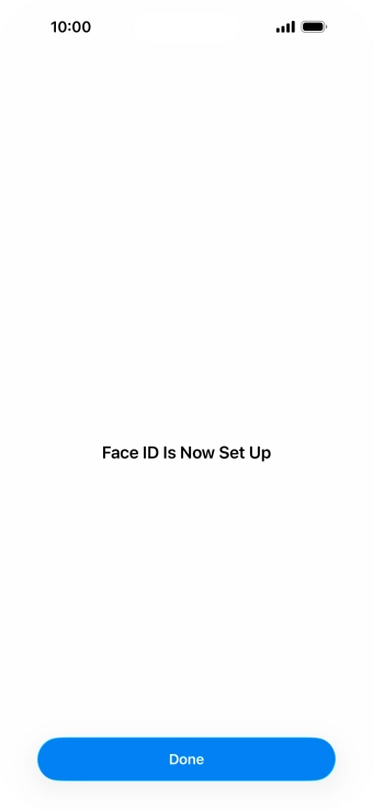 Press Done. If you haven't previously selected a phone lock code, key in a code of your own choice twice. Press Done. If you haven't previously selected a phone lock code, key in a code of your own choice twice.