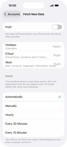If you turn off the function, press the required setting. If you turn off the function, press the required setting.