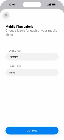 Press Continue. Press Continue.