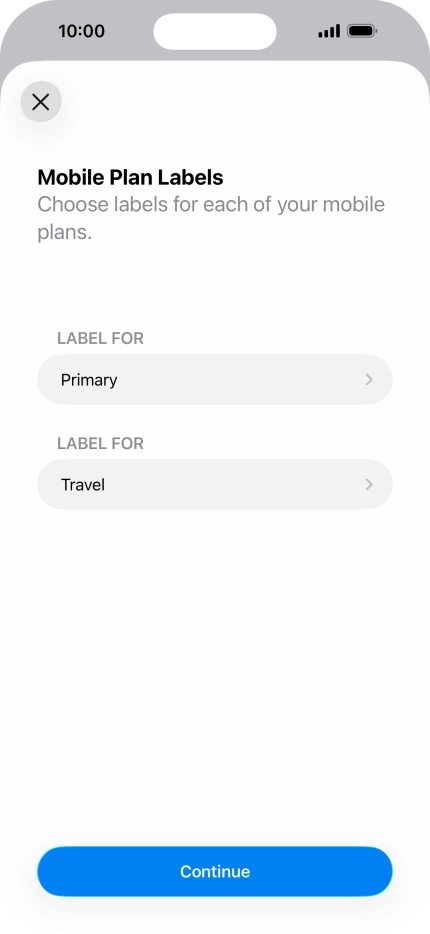 Press Continue. Press Continue.