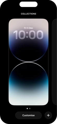 Press the add icon. Press the add icon.