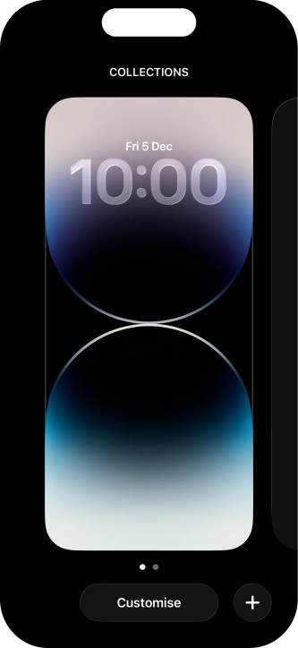 Press the add icon. Press the add icon.