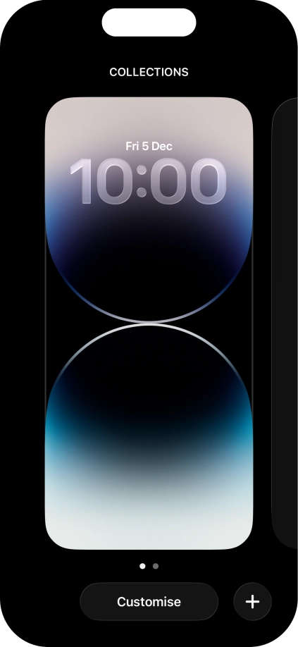 Press the add icon. Press the add icon.