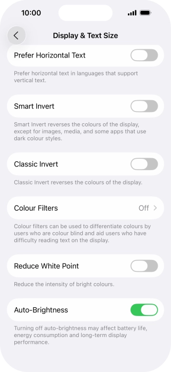 Press the indicator next to Press the indicator next to
