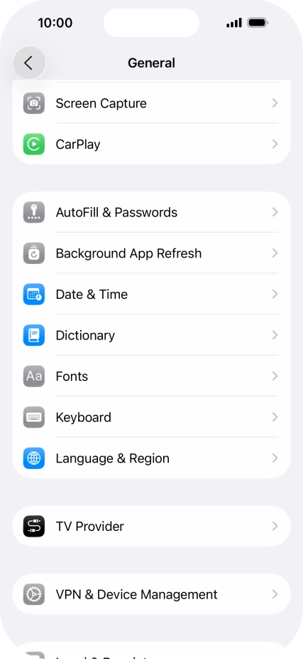 Press Language & Region. Press Language & Region.