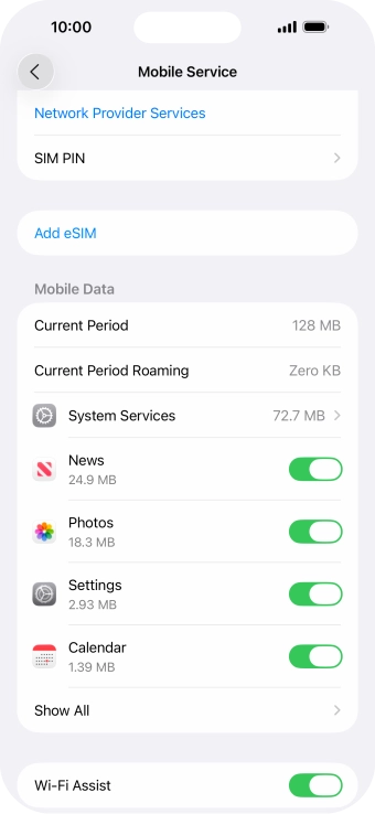 Press Add eSIM. Press Add eSIM.