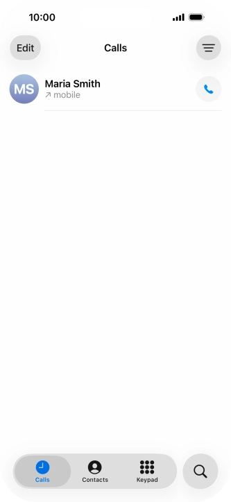 Press the menu icon. Press the menu icon.