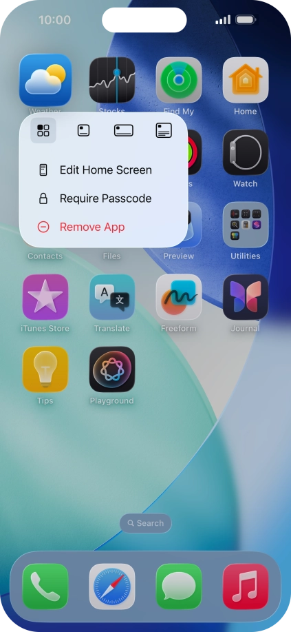 Press Remove App. Press Remove App.