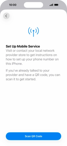 Press Scan QR Code. Press Scan QR Code.