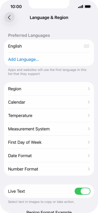 Press Add Language.... Press Add Language....