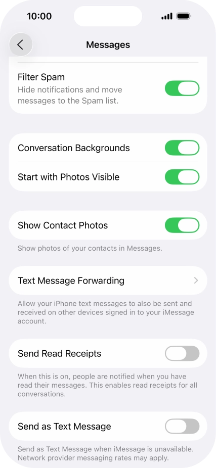 Press the indicator next to Press the indicator next to