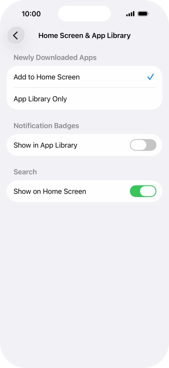 To add new downloaded apps to both the home screen and App Library, press Add to Home Screen. To add new downloaded apps to both the home screen and App Library, press Add to Home Screen.
