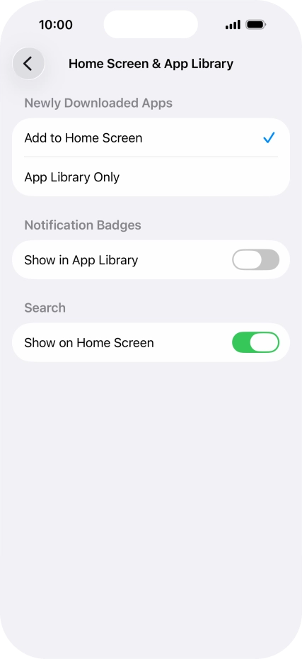 To add new downloaded apps to both the home screen and App Library, press Add to Home Screen. To add new downloaded apps to both the home screen and App Library, press Add to Home Screen.