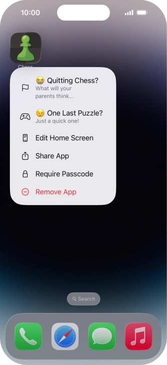 Press Require Passcode. Press Require Passcode.