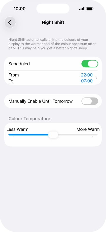 Press the indicator next to Press the indicator next to