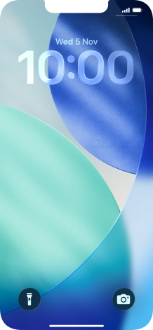 Slide your finger upwards starting from the bottom of the screen. Slide your finger upwards starting from the bottom of the screen.