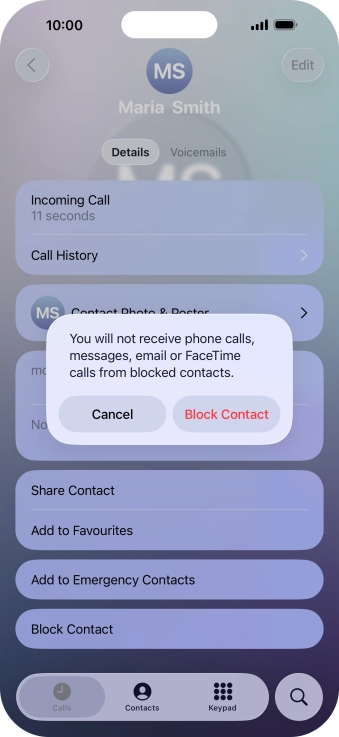 Press Block Contact. Press Block Contact.