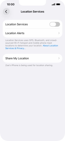 Press the indicator next to Press the indicator next to