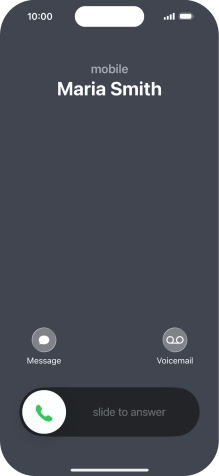 Press Voicemail when you get a call. Press Voicemail when you get a call.