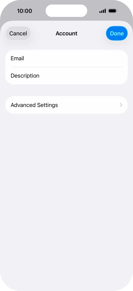 Press Advanced Settings. Press Advanced Settings.