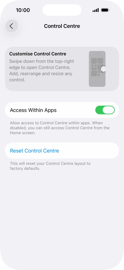 Press the indicator next to Press the indicator next to
