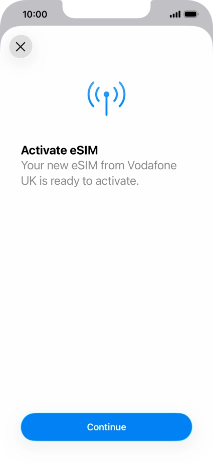 Press Continue. Press Continue.