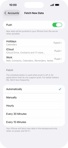 Press the indicator next to Press the indicator next to