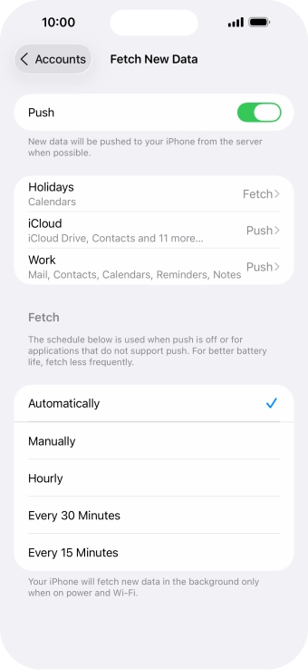 Press the indicator next to Press the indicator next to