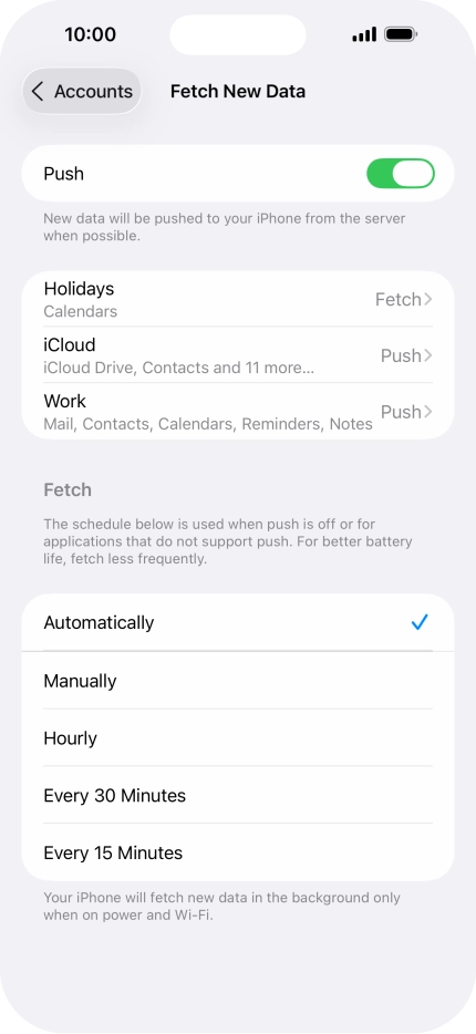 Press the indicator next to Press the indicator next to