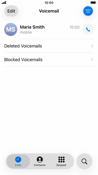 Press the required message. Press the required message.