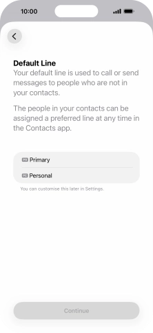 Press the required price plan. Press the required price plan.