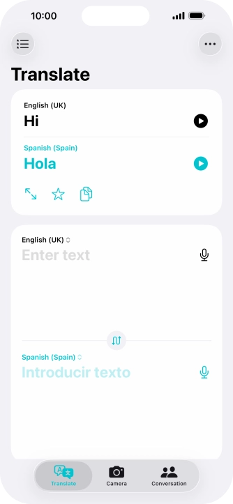 Press the full screen icon. Press the full screen icon.