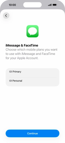 Press the required price plan. Press the required price plan.