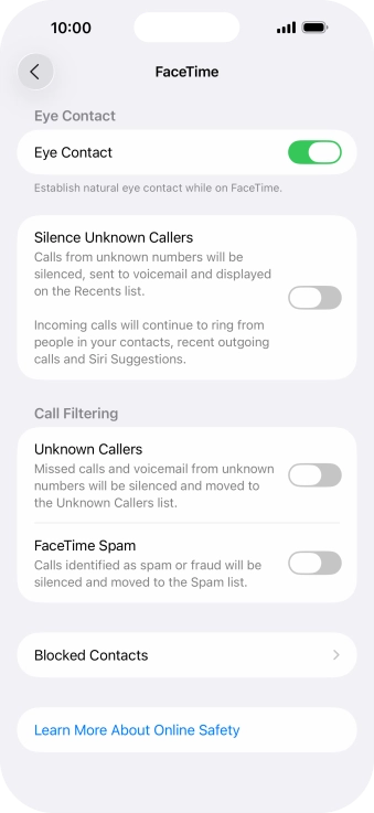 Press the indicator next to Press the indicator next to