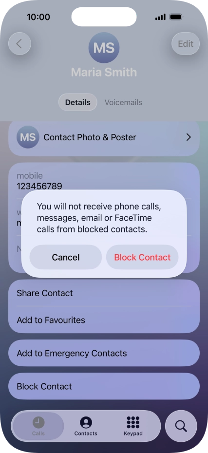 Press Block Contact. Press Block Contact.