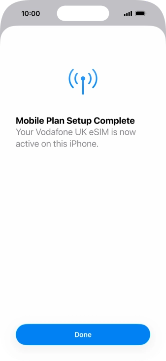 Press Done. Press Done.