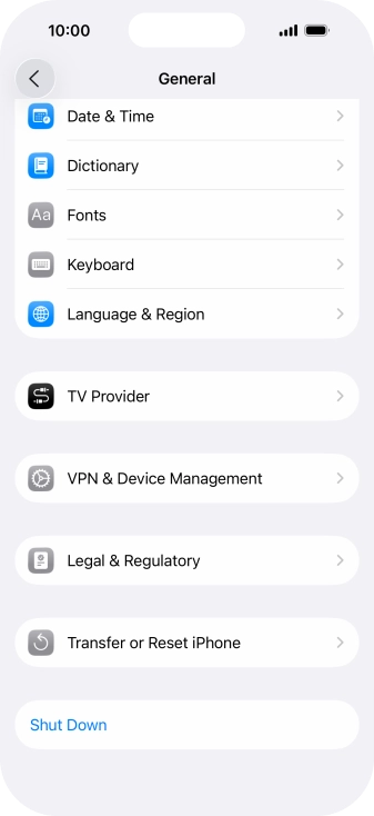 Press Transfer or Reset iPhone. Press Transfer or Reset iPhone.