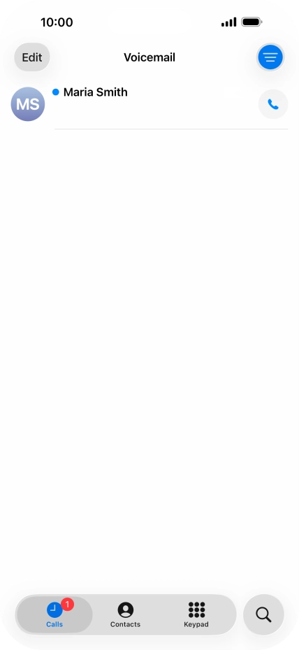 Press the required message. Press the required message.