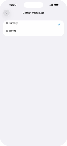 Press the required price plan. Press the required price plan.