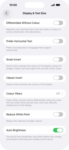 Press the indicator next to Press the indicator next to
