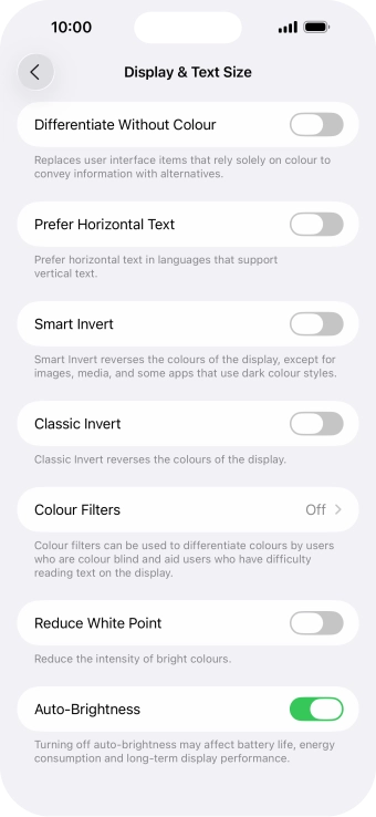 Press the indicator next to Press the indicator next to