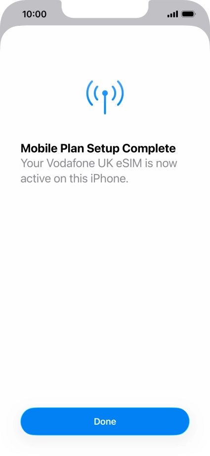 Press Done. Press Done.