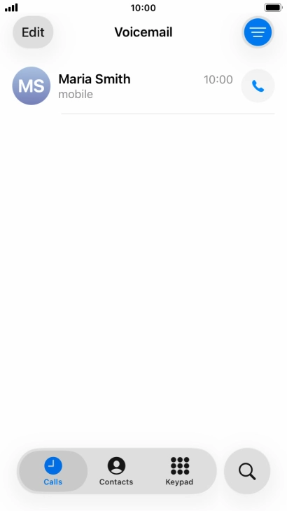 Press the required message. Press the required message.