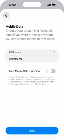 Press the indicator next to Press the indicator next to