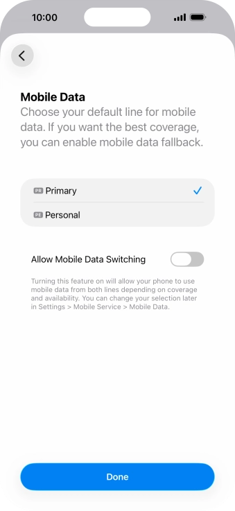 Press the indicator next to Press the indicator next to