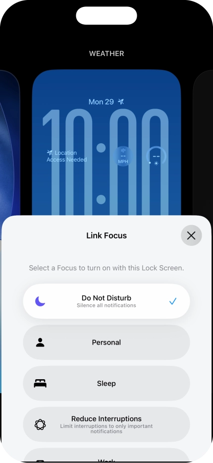 Press the close icon. Press the close icon.