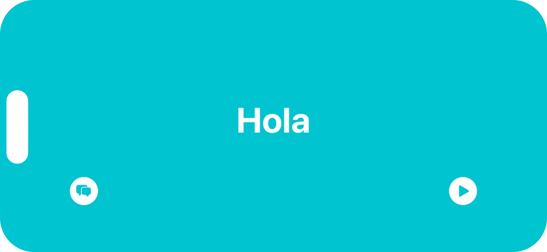 Press the split view icon to go back to display of both languages. Press the split view icon to go back to display of both languages.