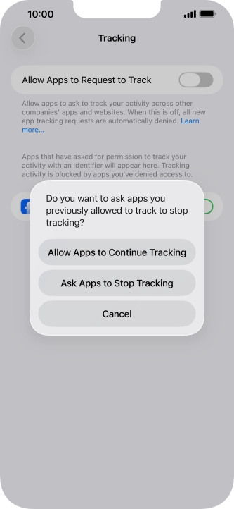 If you turn off the function, press the required setting. If you turn off the function, press the required setting.